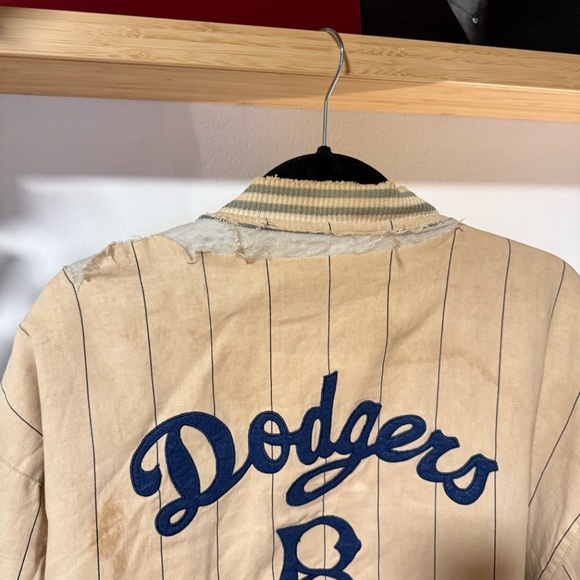 Vintage Brooklyn Dodgers 1955 World Series Varsity Jacket – Distressed - Picture 8 of 8